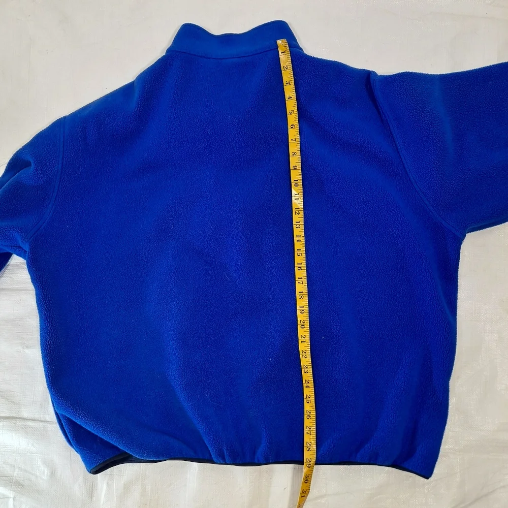 L.L. Bean Blue Fleece Zip- Up Jacket